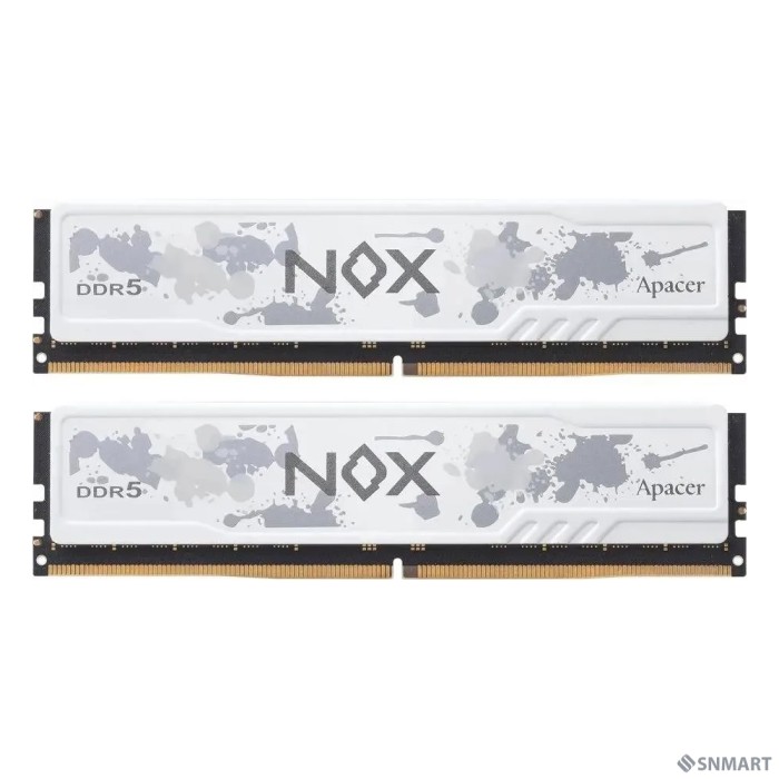 DDR5 DIMM 6200-40 2048x8 32GB 1.35V OC NOX White DDR5 w/HS RP-K2 AH5U32G62C532MWAA-2