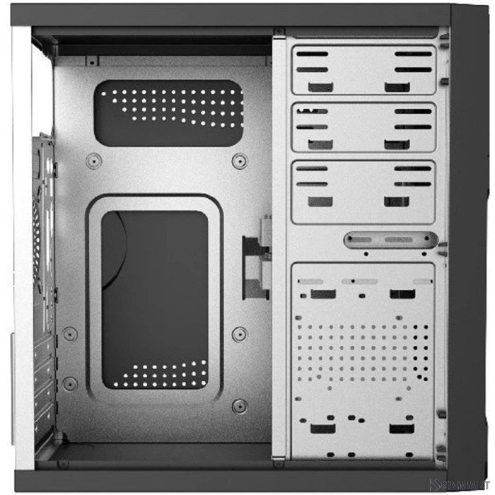 Foxline FZ-053-SX450R  " Forza mATX, 450W, 2xUSB2.0, Black, w/o FAN, 12 cm fan PSU, power cord"