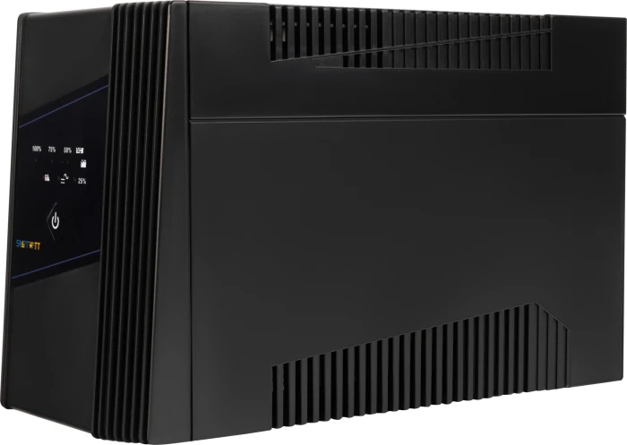 Источник бесперебойного питания Smartwatt Uni 600Вт 1000ВА черный