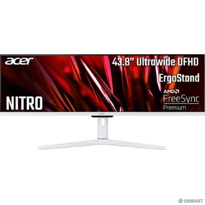 LCD Acer 43.8" XV431CPwmiiphx белый [IPS 3840x1080 120Hz 1ms 400cd 2xHDMI DisplayPort1.2 2x2W FreeSync(Premium) HDR400 hadj95 Vesa]