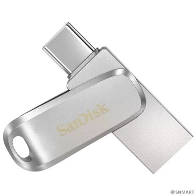 SanDisk USB Drive 256GB Ultra Dual Drive Luxe, USB 3.1 - USB Type-C (SDDDC4-256G-G46)