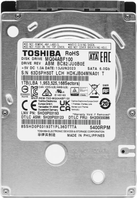 Жесткий диск (HDD) Toshiba MQ04 1 ТБ (MQ04ABF100)