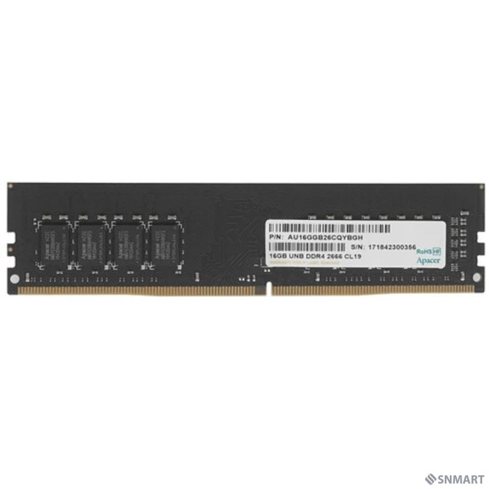 Apacer DDR4 DIMM 16GB EL.16G2V.GNH PC4-21300, 2666MHz