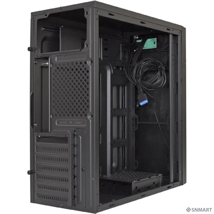 Exegate EX283075RUS Корпус Miditower ExeGate XP-333U Black, ATX, <без БП>, 1*USB+2*USB3.0, Audio