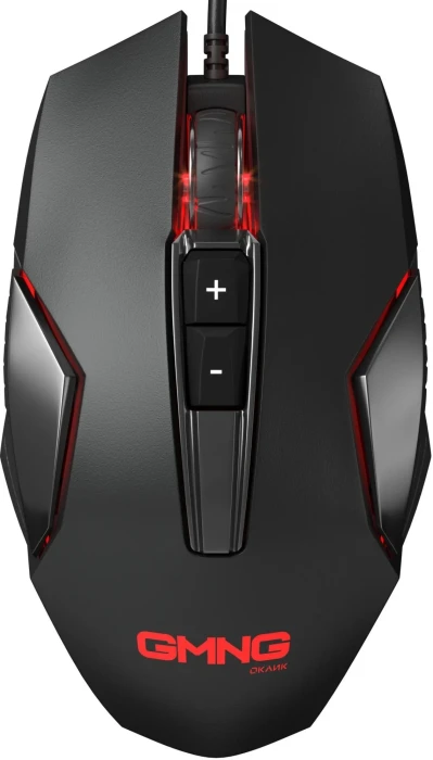 Мышь GMNG 710GM черный оптическая (3600dpi) USB для ноутбука (8but)