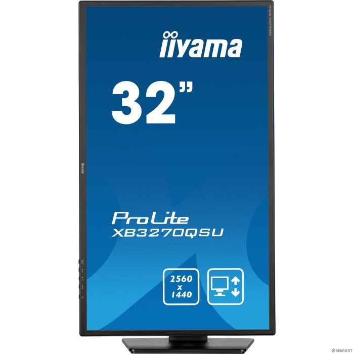 LCD IIYAMA 31.5" XB3270QSU-B1 [IPS 2560x1440 60Hz 3ms 178/178 250cd 1200:1 10bit(8bit+FRC) 2xHDMI1.4 DisplayPort1.4 3xUSB3.2 2x2W HAS VESA]
