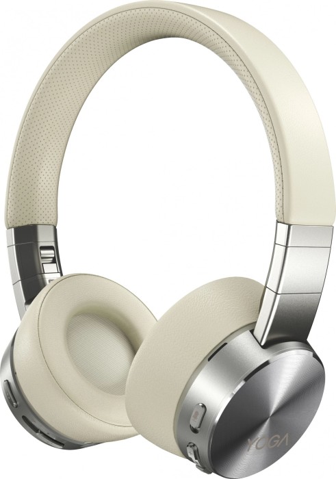 Наушники с микрофоном Lenovo Yoga Active Noise Cancellation слоновая кость накладные BT оголовье (GXD0U47643)