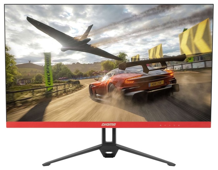 Монитор Digma 23.8" Gaming DM-MONG2410 IPS FHD 165Гц черный/красный (DM-MONG2410)