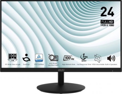 Монитор MSI 23.8&quot; Pro MP242A IPS FHD 100Гц черный (9S6-3PA1CT-205)