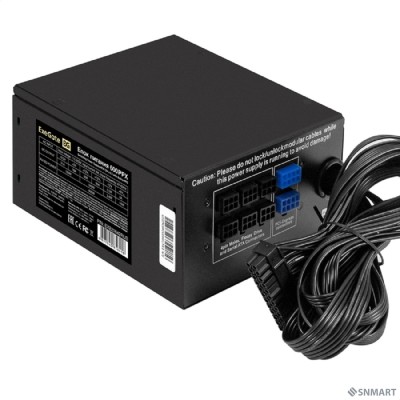 Exegate EX221642RUS Блок питания 600W ATX-600PPX RTL, black, active PFC, 13,5cm, 20+4pin/4+4pin/PCI-E/4IDE/5SATA