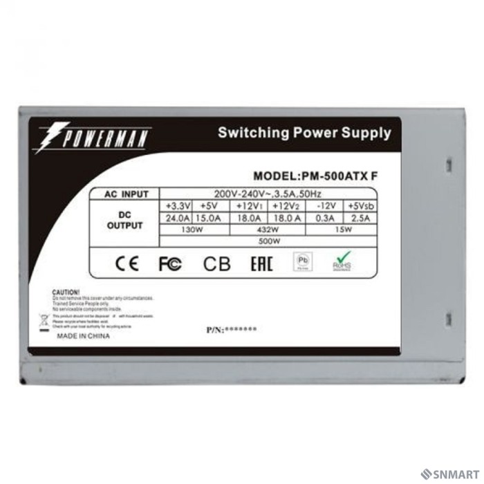 POWERMAN  PM-500ATX-F RTL [6143093]