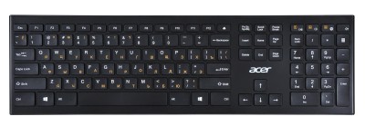 Клавиатура Acer OKR010 черный USB беспроводная slim Multimedia (ZL.KBDEE.003)