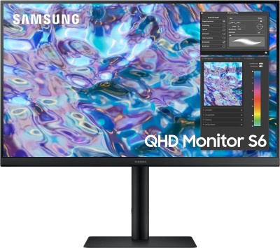 Монитор Samsung 27&quot; LS27B610EQIXCI черный IPS LED 16:9 HDMI матовая HAS Piv 1000:1 300cd 178гр/178гр 2560x1440 75Hz FreeSync DP 2K 5.4кг