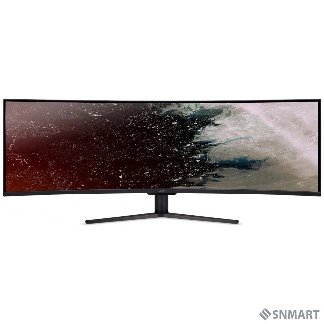 LCD Acer 49" Nitro EI491CRSbmiiiphx [VA Curved 1800R 3840x1080 144Hz 4ms 400cd HDMI2.0 HDMI1.4 DisplayPort1.2 2x3W]