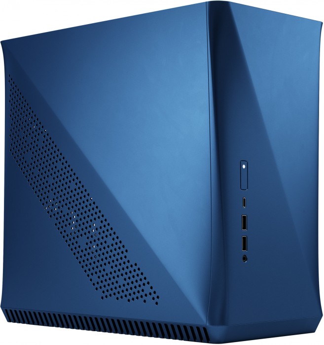 Корпус Foxline FL-103-AD120-DC черный 120W miniITX 2xUSB3.0 audio ext