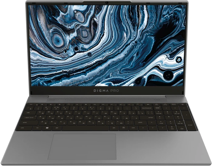 Ноутбук Digma Pro Breve S Core i3 1005G1 8ГБ SSD 512ГБ Intel UHD Graphics 15.6" IPS FHD Windows 11 Professional темно-серый 4500mAh (DN15P3-8DXW02)