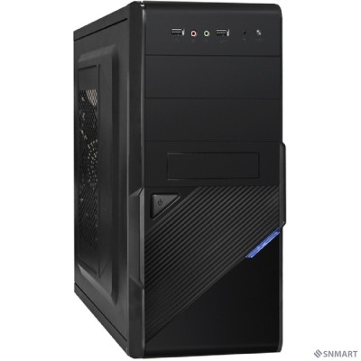 Exegate EX284019RUS Корпус Minitower BA-201 Black, mATX, &lt;AA450, 80mm&gt;, 2*USB, Audio