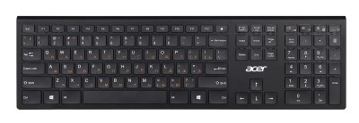 Клавиатура Acer OKR020 черный USB беспроводная slim Multimedia (ZL.KBDEE.004)