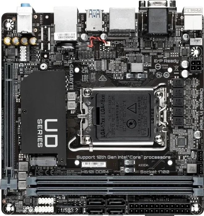 Материнская плата Gigabyte Intel H610 H610I DDR4 DDR4 mini-ITX
