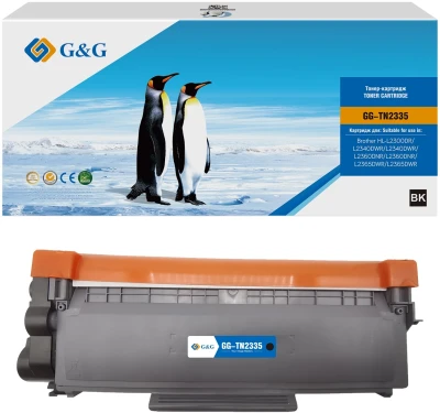 Картридж лазерный G&amp;G GG-TN2335 TN2335 черный (1200стр.) для Brother HL-L2300DR/L2340DWR/L2340DWR/L2360DNR/L2360DNR/L2365DWR/L2365DWR