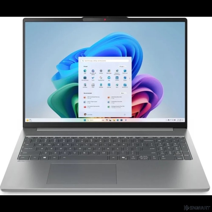 Lenovo IdeaPad Slim 5 16AHP10 [83HW000HRK] Grey 16" [OLED  Ryzen 7 8845HS(3.8Ghz)/16384Mb/512PCISSDGb/noDVD/Int:AMD Radeon 780M/noOS]