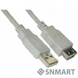 5bites UC5011-030C Кабель удлинитель  USB2.0, AM/AF, 3м.