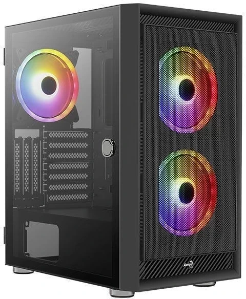 Компьютерный корпус Aerocool Graphite-G-BK-v2 черный без БП ATX