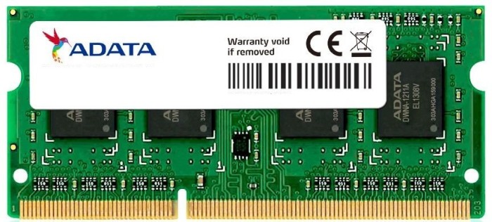 Оперативная память DDR3L SO-DIMM A-Data Premier 8 ГБ 1600Mhz (ADDS1600W8G11-S)
