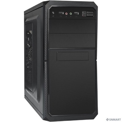 Exegate EX284027RUS Корпус Minitower BA-202 Black, mATX, &lt;без БП&gt;, 2*USB, Audio