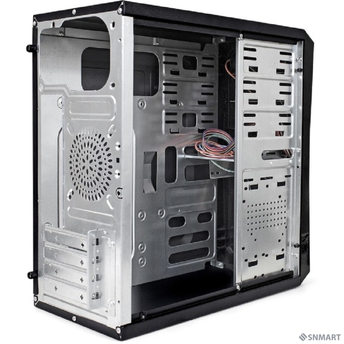 Exegate EX284027RUS Корпус Minitower BA-202 Black, mATX, <без БП>, 2*USB, Audio