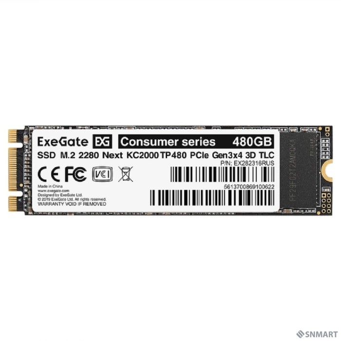 ExeGate SSD M.2 480GB Next Series EX282316RUS