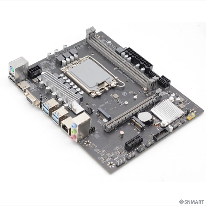 AFOX B760D4-MA5-V2  (Socket 1700, mATX, 2*DDR4(64Gb), VGA+ HDMI, 3*SATA3, 2*M.2, 1*PCIEx16/1*PCIEx1,  2*USB 2.0, 4*USB 3.0,  2 x PS/2, LAN 1*1G, RTL)