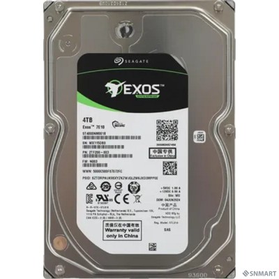 4TB Seagate Exos 7E10 (ST4000NM001B) [SAS 12Gb/s, 7200 rpm, 256mb buffer, 3.5&quot;, аналог ST4000NM005A]
