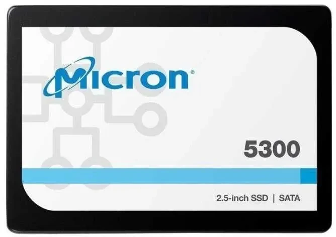 Накопитель SSD Crucial 960 ГБ Micron 5300PRO 2.5" SATA-III (MTFDDAK960TDS-1AW1ZABYY)