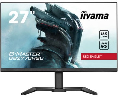 Монитор Iiyama 27&quot; G-Master GB2770HSU-B5 черный IPS IGZO LED 0.8ms 16:9 HDMI M/M матовая HAS Piv 250cd 178гр/178гр 1920x1080 165Hz FreeSync Premium DP FHD USB 5.4кг