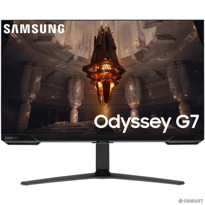 LCD Samsung 31.5" S32BG700EI Odyssey G7 черный [IPS 3840x2160 144Hz 2xHDMI DisplayPort MM Pivot][ls32bg700eixci]