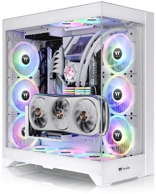 Компьютерный корпус Thermaltake CTE E600MX Hydrangea Blue белый без БП E-ATX