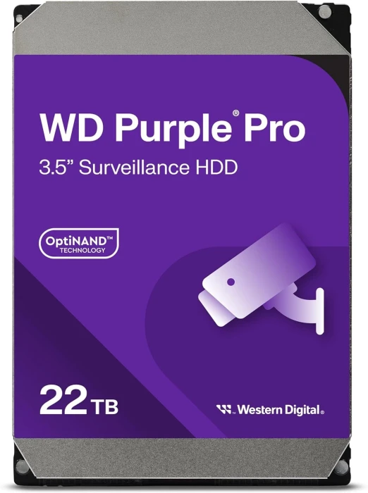Жесткий диск (HDD) WD Purple Pro 22 ТБ (WD221PURP)