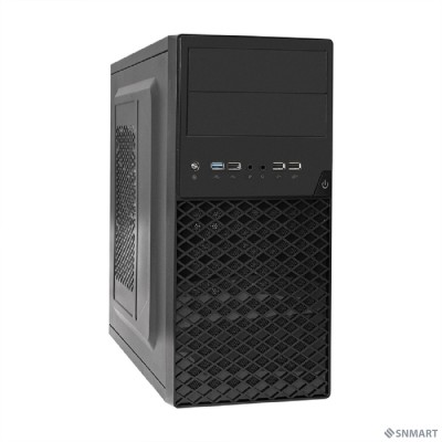 Exegate EX284032RUS Корпус Minitower BA-203U Black, mATX, &lt;без БП&gt;, 2*USB+1*USB3.0, Audio