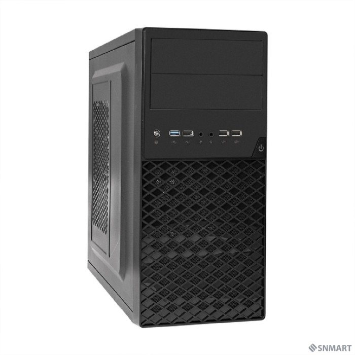 Exegate EX284032RUS Корпус Minitower BA-203U Black, mATX, <без БП>, 2*USB+1*USB3.0, Audio