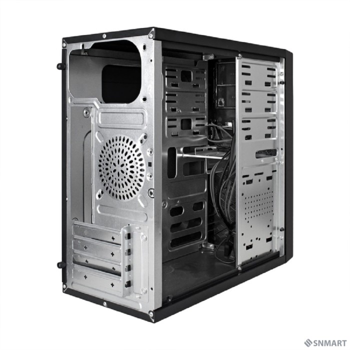 Exegate EX284032RUS Корпус Minitower BA-203U Black, mATX, <без БП>, 2*USB+1*USB3.0, Audio