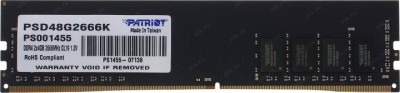 Оперативная память DDR4 Patriot Signature 2x4 ГБ 2666MHz (PSD48G2666K)