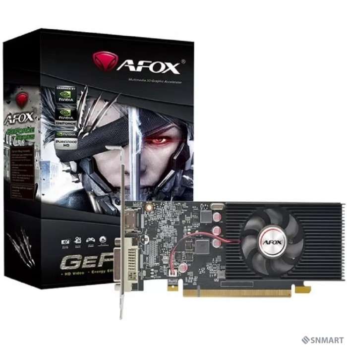 Видеокарта AFOX GT1030 4Gb 64bit DDR4 DVI/HDMI (AF1030-4096D4L5) RTL