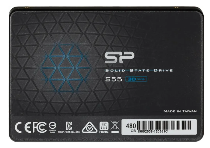 Накопитель SSD Silicon Power 480 ГБ Slim S55 2.5" SATA-III (SP480GBSS3S55S25)