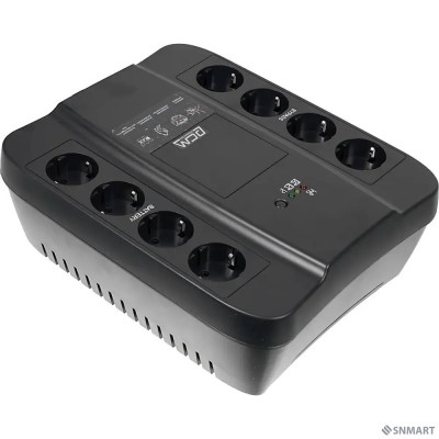 PowerCom SPD-650U ИБП [Line-Interactive, 650VA / 390W, Tower, Schuko, USB] (688275)