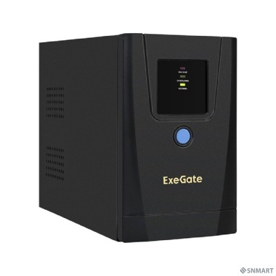Exegate EX292777RUS ИБП ExeGate SpecialPro UNB-900.LED.AVR.1SH.2C13 &lt;900VA/500W, LED, AVR,1*Schuko+2*C13, металлический корпус, Black&gt;