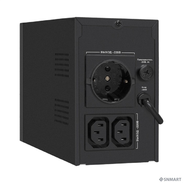 Exegate EX292777RUS ИБП ExeGate SpecialPro UNB-900.LED.AVR.1SH.2C13 <900VA/500W, LED, AVR,1*Schuko+2*C13, металлический корпус, Black>