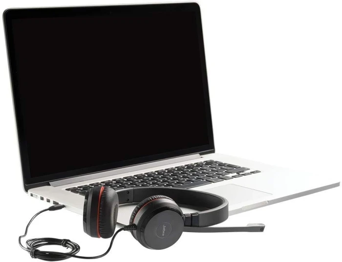 Наушники с микрофоном Jabra Evolve 30 II MS черный 1.2м накладные USB оголовье (5399-823-309)