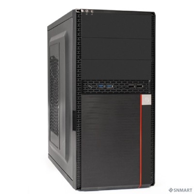 Exegate EX284039RUS Корпус Minitower BA-204U Black, mATX, &lt;без БП&gt;, 2*USB+2*USB3.0, Audio