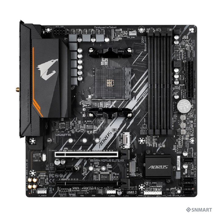 Gigabyte B550M AORUS ELITE AX [Soc-AM4 AMD B550 4xDDR4 mATX AC`97 8ch(7.1) GbLAN RA]